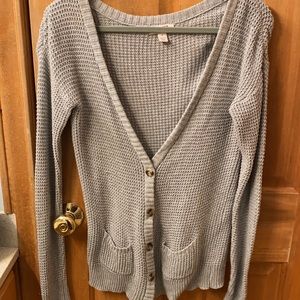 button down knit cardigan